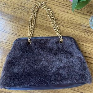 Brown shoulder purse